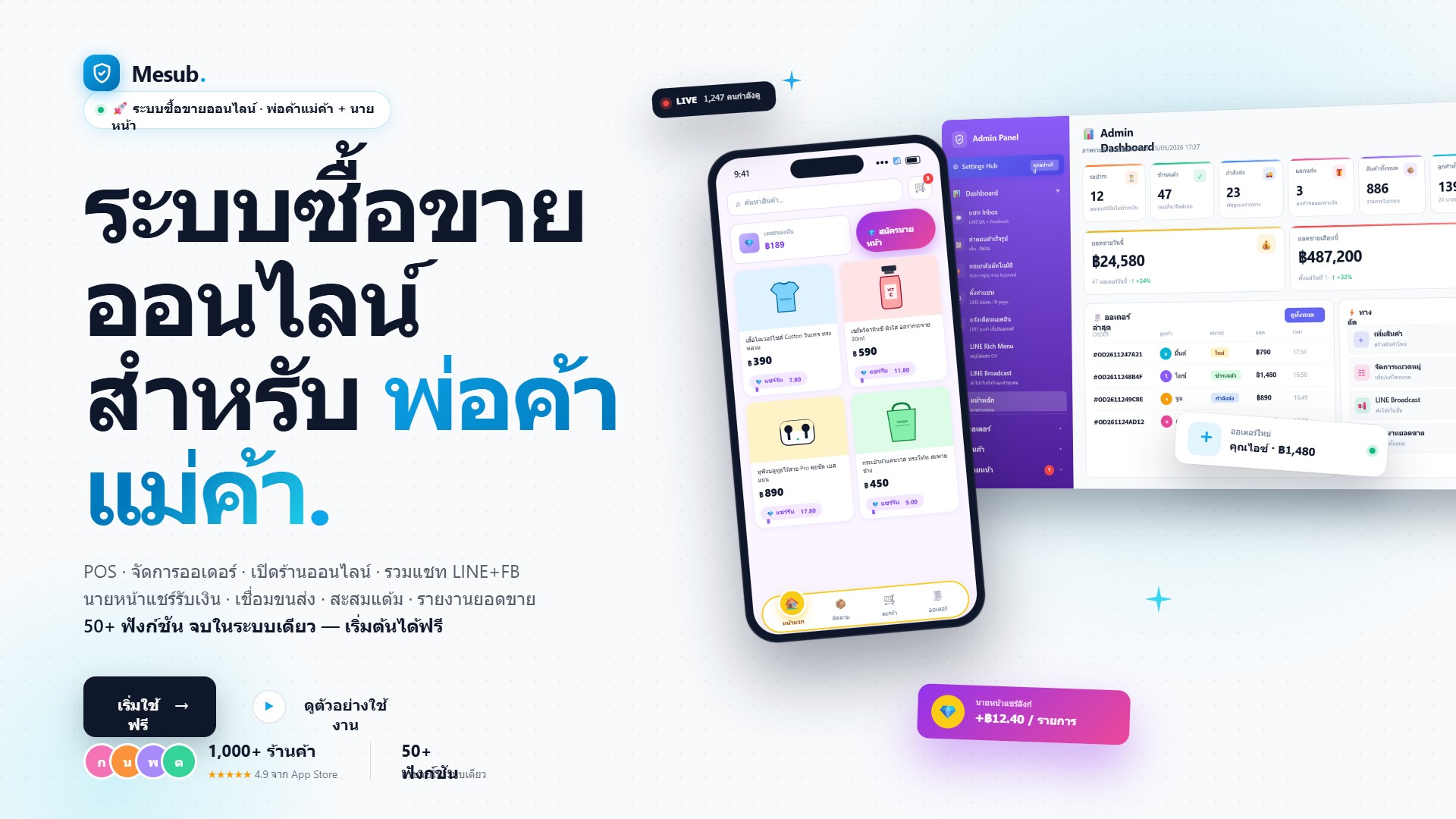 Mesub Demo Shop